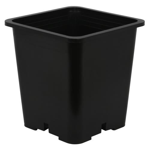 Gro Pro Premium Square Black Plastic Pots - 815 Gardens