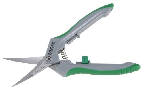 Shear Perfection Platinum Stainless Trimming Shear - 2 in Curved Blades - 815 Gardens