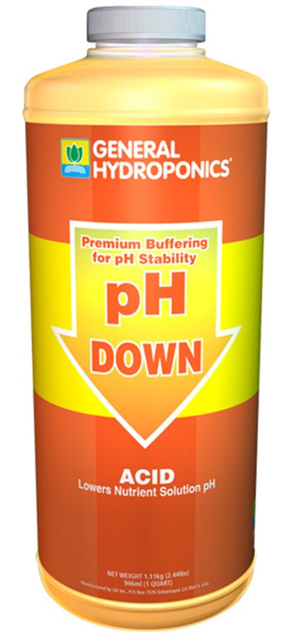 General Hydroponics pH Down Liquid - 815 Gardens