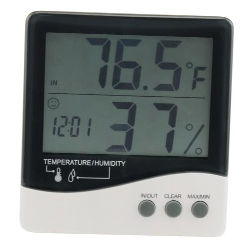 Grower's Edge Large Display Digital Thermometer & Hygrometer - 815 Gardens