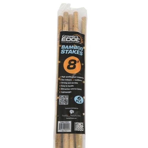 Grower's Edge Natural Bamboo Stakes - 815 Gardens