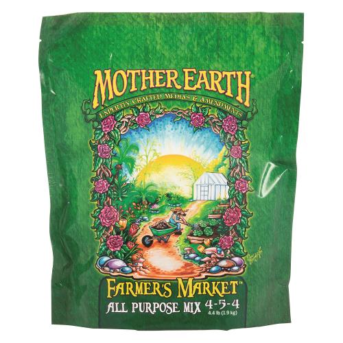 Mother Earth Farmers Market All Purpose Mix 4-5-4 4.4LB 4.4 Pound - 815 Gardens