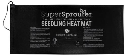 Super Sprouter 4 Tray Seedling Heat Mat 21 in x 48 in - 815 Gardens